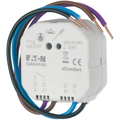 Eaton CSAU-01/02 xComfort schakelactor met potentiaalvrij contact 1840 Watt 230VAC
