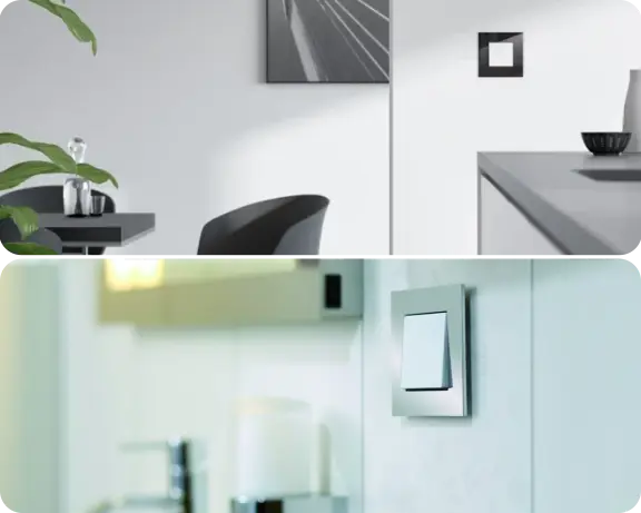 Busch-Jaeger Carat schakelmateriaal in sfeerbeelden