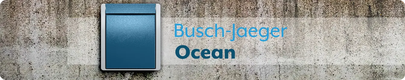 Busch-Jaeger Ocean opbouw IP44 spatwaterdicht schakelmateriaal