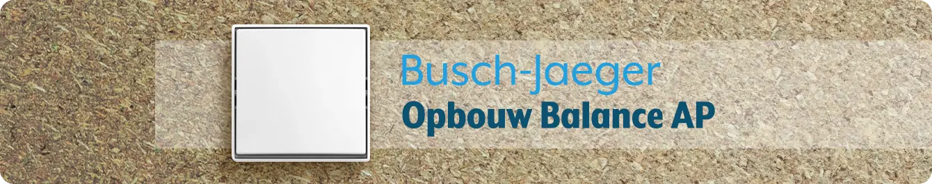 Busch-Jaeger Balance AP opbouw schakelmateriaal
