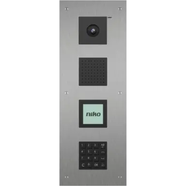 Niko 10-385 modulaire videobuitenpost voor inbouw met 4 modules
