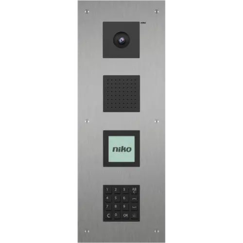Niko 10-385 modulaire videobuitenpost voor inbouw met 4 modules