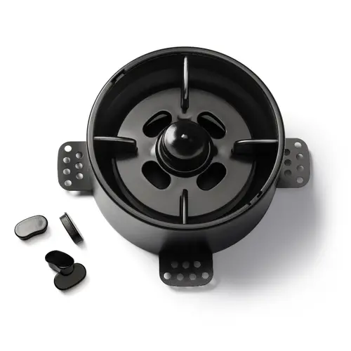 VentWorks 8720892717528 NoShow 2.0 instucbaar ventilatieventiel 125 mm zwart