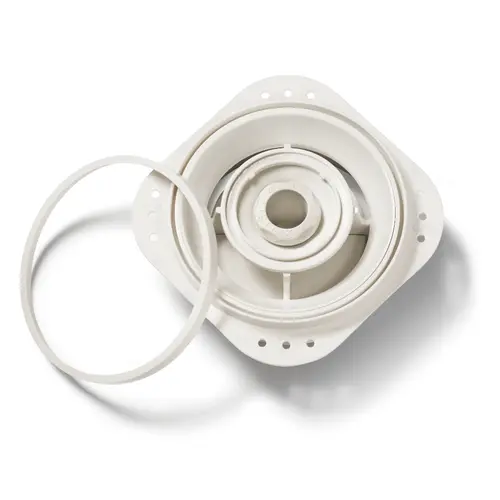 VentWorks 8720892717542 NoShow 2.0 stretch/spanplafond ventilatieventiel 125 mm wit