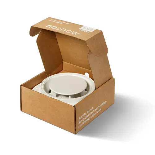 VentWorks 8720892717542 NoShow 2.0 stretch/spanplafond ventilatieventiel 125 mm wit