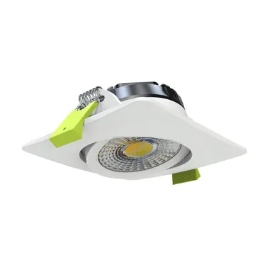 DLT 9999309 vierkante inbouwspot LED 6W dimbaar 1800-2700K IP54 wit