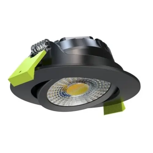 DLT 9999321 inbouwspot LED 5W CCT dimbaar IP54 zwart