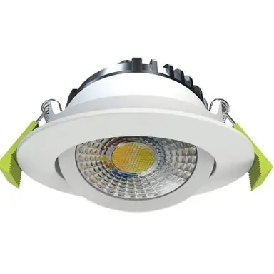 DLT 9999323 inbouwspot rond LED 5W dimbaar 2700-4000K IP54 wit
