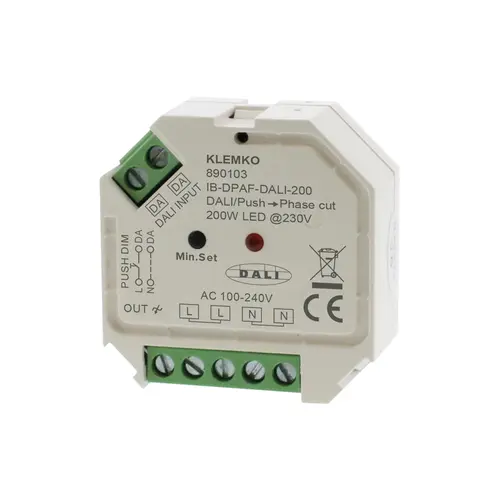 Klemko IB-DPAF-DALI-200 Lumiko 890103 inbouw dimmer dali fase afsnijding