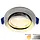 EcoDim ED-10024 LED-inbouwspot IP54 dimbaar 75mm rond 23mm inbouwdiepte 2000-3000K/dim-to-warm geborsteld nikkel