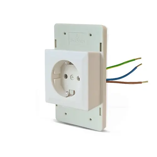 Power 2071 000 deksel met 1-voudige randaarde contactdoos voor universele lasdoos