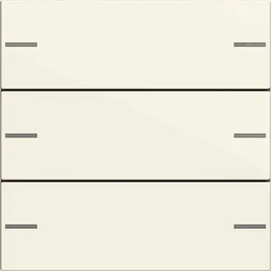 Gira 575301 wippenset 3-voudig Tastsensor 4.55 creme glans