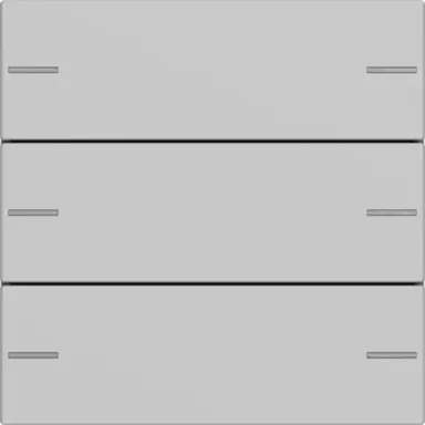 Gira 5753015 wippenset 3-voudig Tastsensor 4.55 grijs mat