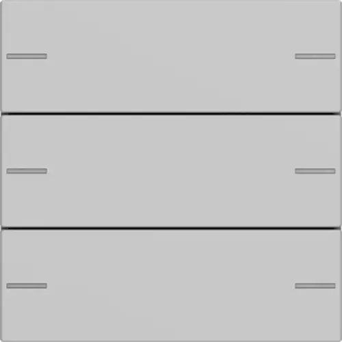 Gira 5753015 wippenset 3-voudig Tastsensor 4.55 grijs mat