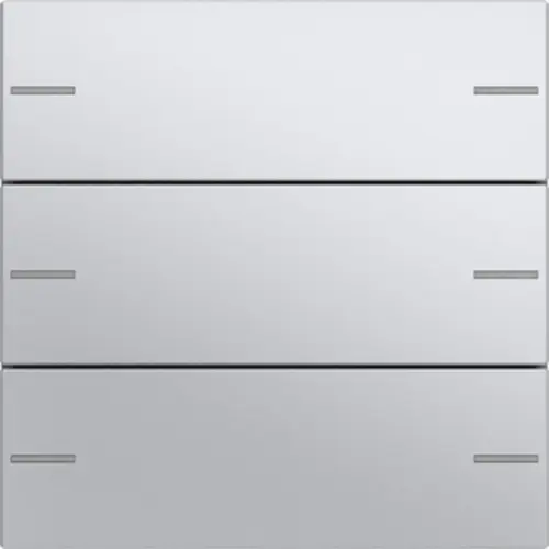 Gira 575326 wippenset 3-voudig Tastsensor 4.55 aluminium mat