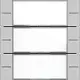 Gira 5773015 wippenset 3-voudig tekstkader Tastsensor 4.55 grijs mat