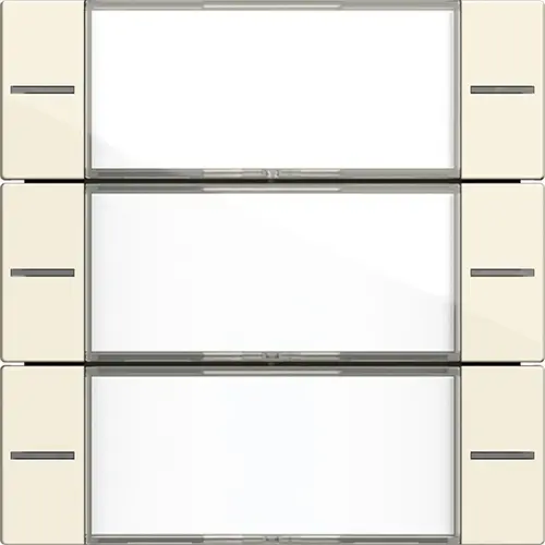 Gira 577301 wippenset 3-voudig tekstkader Tastsensor 4.55 creme glans