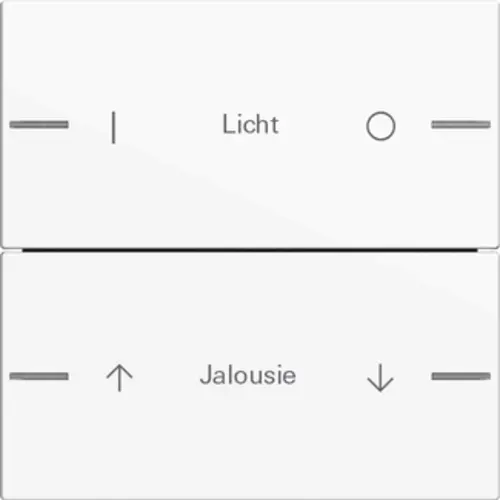 Gira 576203 wippenset 2-voudig individueel Tastsensor 4.55 wit glans