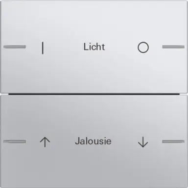 Gira 576226 wippenset 2-voudig individueel Tastsensor 4.55 aluminium mat