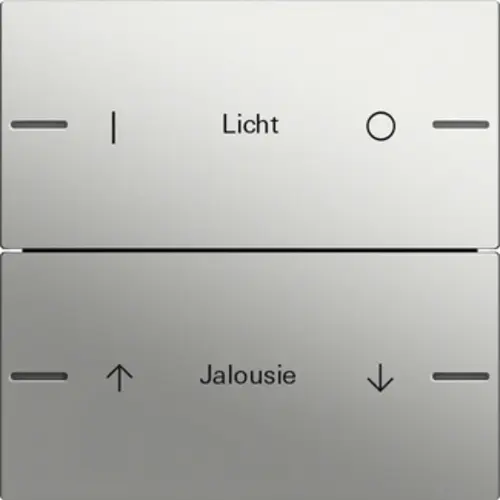Gira 5762600 wippenset 2-voudig individueel Tastsensor 4.55 edelstaal