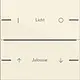Gira 576201 wippenset 2-voudig individueel Tastsensor 4.55 creme glans