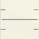 Gira 575201 wippenset 2-voudig Tastsensor 4.55 creme glans