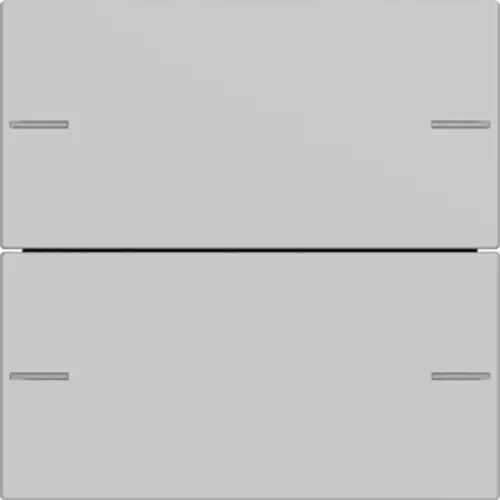 Gira 5752015 wippenset 2-voudig Tastsensor 4.55 grijs mat