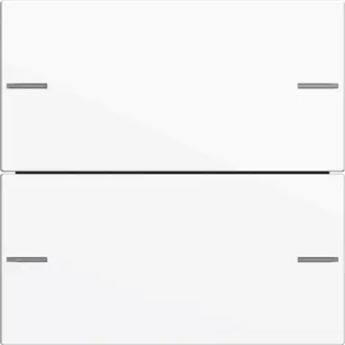 Gira 575203 wippenset 2-voudig Tastsensor 4.55 wit glans