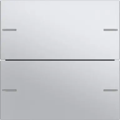 Gira 575226 wippenset 2-voudig Tastsensor 4.55 aluminium mat