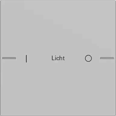 Gira 5761015 wippenset 1-voudig individueel Tastsensor 4.55 grijs mat