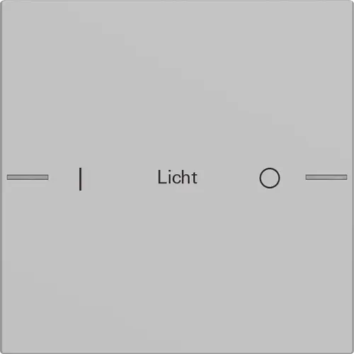 Gira 5761015 wippenset 1-voudig individueel Tastsensor 4.55 grijs mat