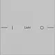 Gira 5761015 wippenset 1-voudig individueel Tastsensor 4.55 grijs mat