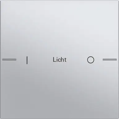 Gira 576126 wippenset 1-voudig individueel Tastsensor 4.55 aluminium mat