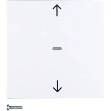 Berker 85241188 drukknop voor elektronische jaloeziebediening S1/B3/B7 wit mat