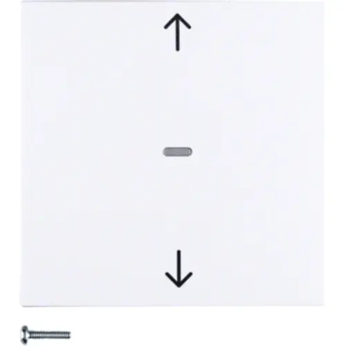 Berker 85241188 drukknop voor elektronische jaloeziebediening S1/B3/B7 wit mat