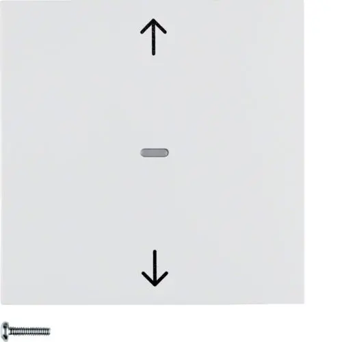 Berker 85241189 drukknop voor elektronische jaloeziebediening S1/B3/B7 wit glans