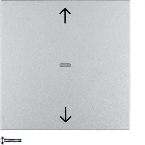 Berker 85241183 drukknop voor elektronische jaloeziebediening S1/B3/B7 aluminium mat