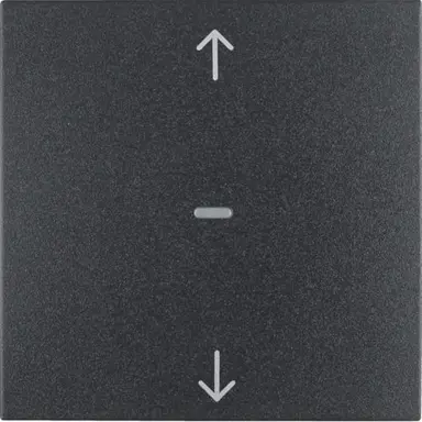 Berker 85241185 drukknop voor elektronische jaloeziebediening S1/B3/B7 antraciet mat
