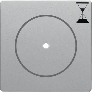 Berker 16746084 drukknop met controlevenster en zandlopersymbool voor tijdschakelaar Q1/Q3/Q7 aluminium