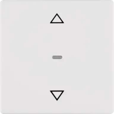 Berker 85241129 drukknop voor elektronische jaloeziebediening Q1/Q3/Q7 wit