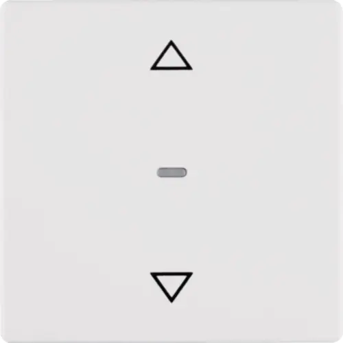 Berker 85241129 drukknop voor elektronische jaloeziebediening Q1/Q3/Q7 wit