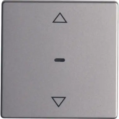 Berker 85241124 drukknop voor elektronische jaloeziebediening Q1/Q3/Q7 aluminium