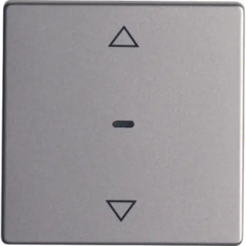 Berker 85241124 drukknop voor elektronische jaloeziebediening Q1/Q3/Q7 aluminium