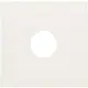 Niko 101-69102 centraalplaat coax white