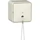 Gira 314612 trekschakelaar met interne montageplaat opbouw 10A creme