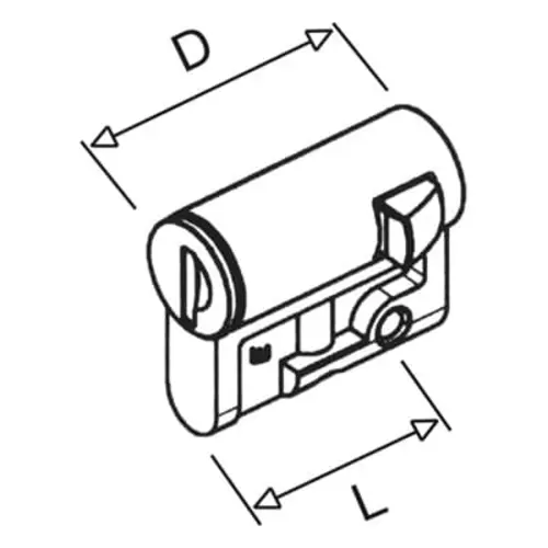 ABB PS832030 profielhalfcilinder v2432e