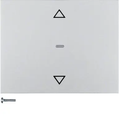 Berker 85241177 drukknop voor elektronische jaloeziebediening K5 aluminium