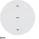 Berker 85241139 drukknop voor elektronische jaloeziebediening R1/R3/R8 wit