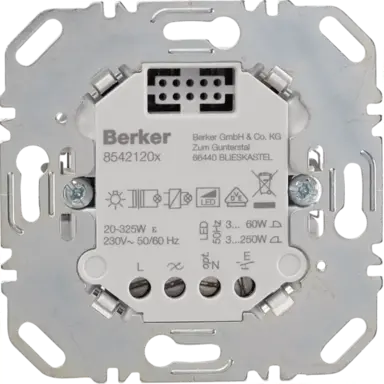 Berker 85421200 1-voudige tastdimmer comfort 3-250 W