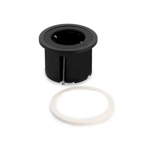 Bachmann 926.000 Pix rond inbouwstopcontact RA met 0,2 m kabel en Wieland GST18i3-stekker zwart/wit